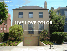 Tablet Screenshot of livelovecolor.com